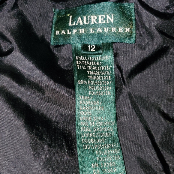 #417 Lauren Ralph Lauren black dress - Picture 4 of 4